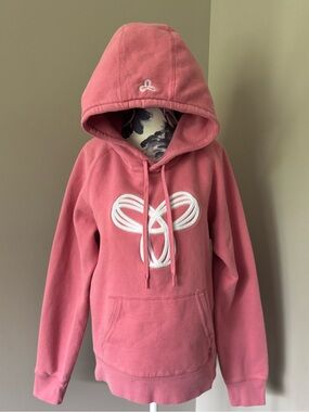 TNA Baltic Hoodie Pink Hoodie And White Embroidered Logo From Aritzia